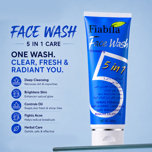 5 in 1 Face Wash – Whitening & UV Protection