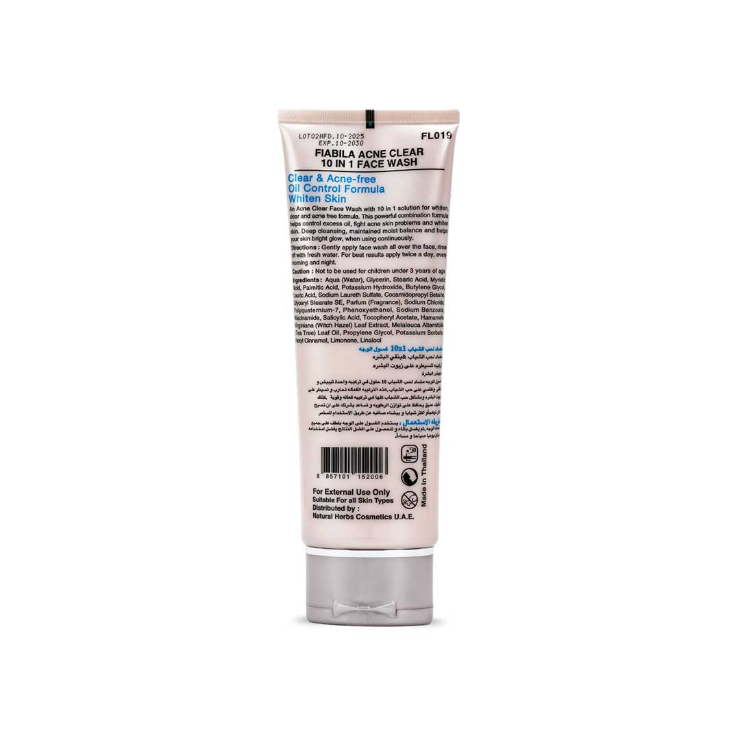 Acne Clear 10 in 1 Face Wash