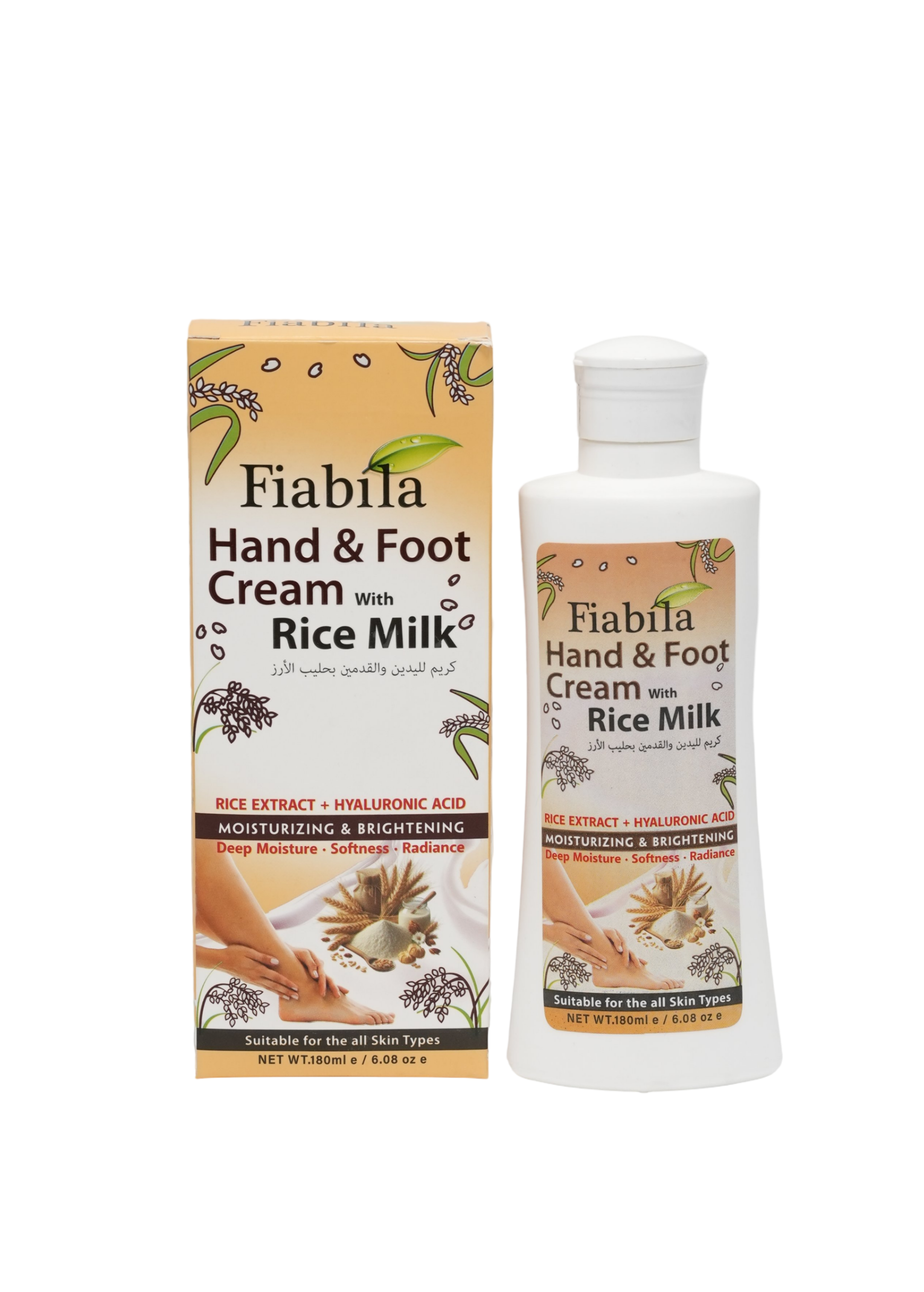 Fiabila Hand & Foot Cream with Rice Milk