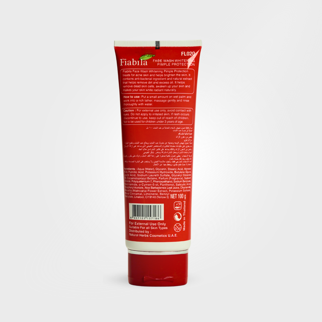 Fiabila Whitening Face Wash Pimple Protection