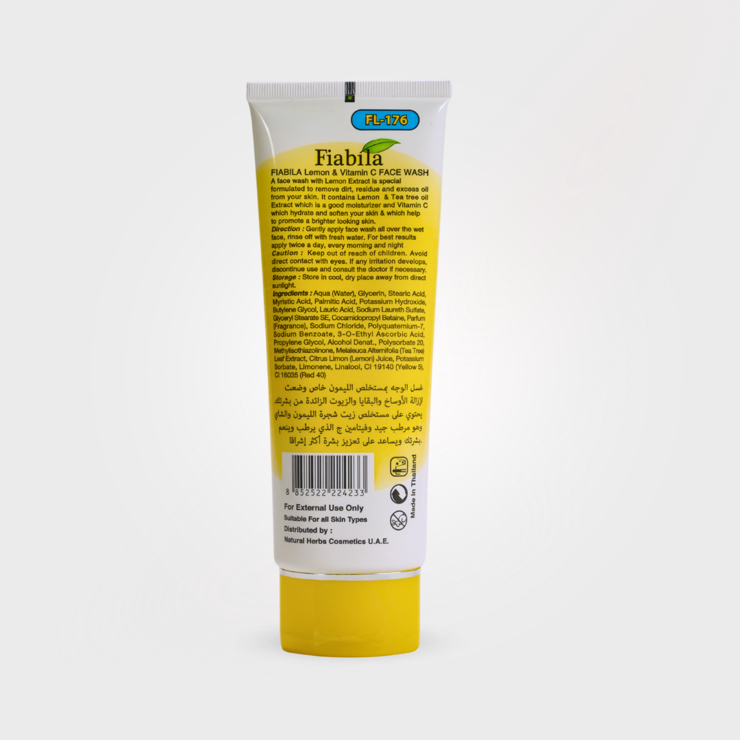 Fiabila Lemon Face Wash - Vitamin C Facewash
