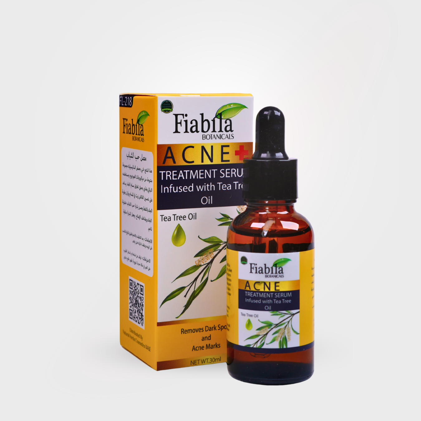 Fiabila Botanicals Acne + Tea Tree Oil Treatment Serum