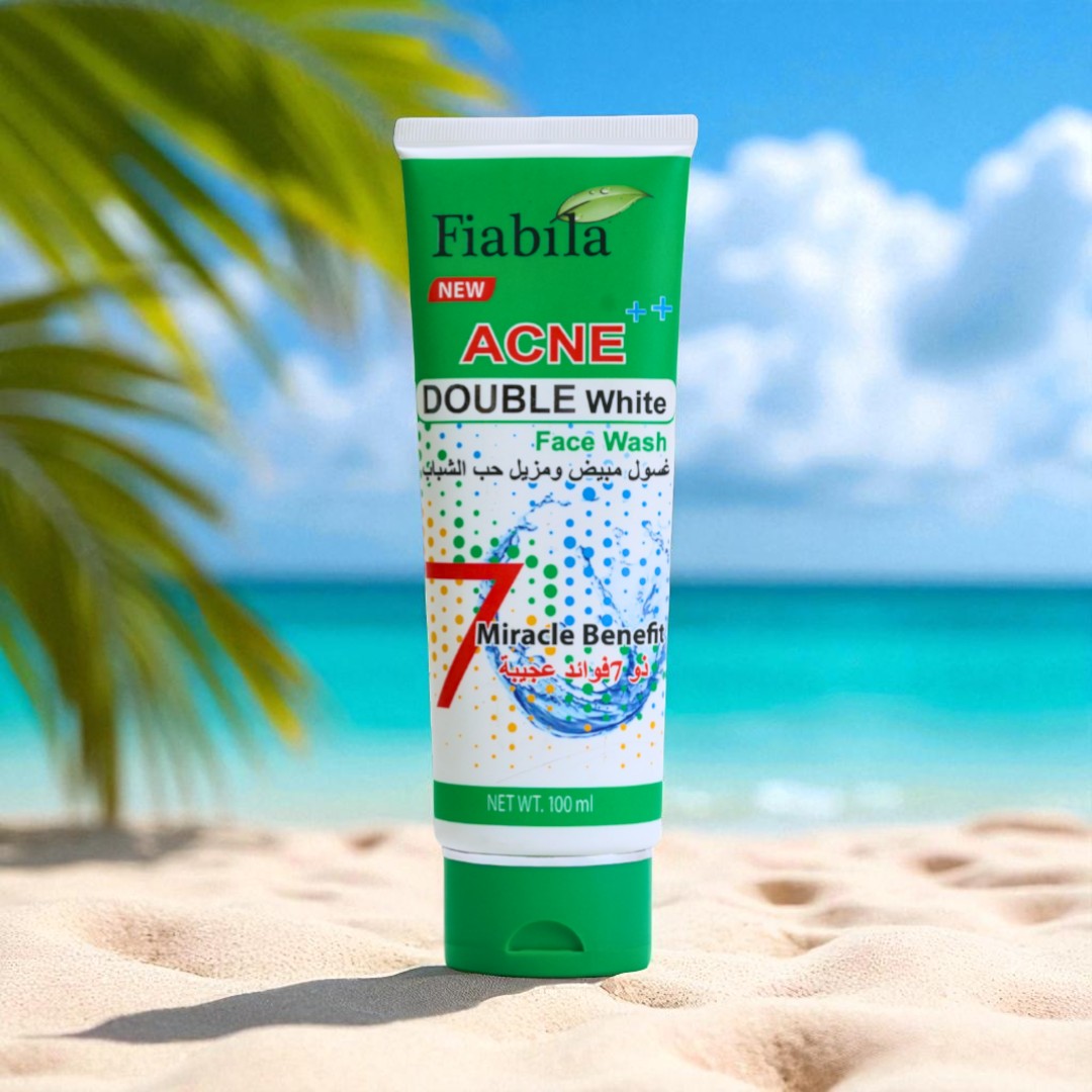 Fiabila Acne Double White Face Wash – Dual Action for Clear & Radiant Skin