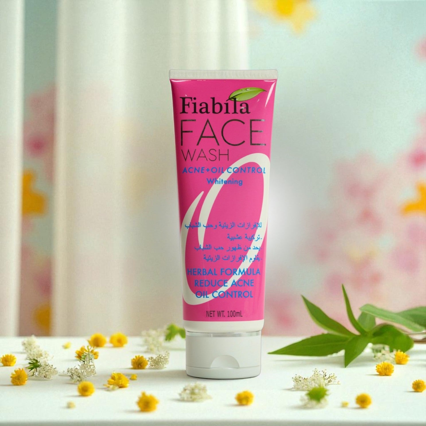 Fiabila Acne & Oil Control Face Wash,Whitening & UV Protection