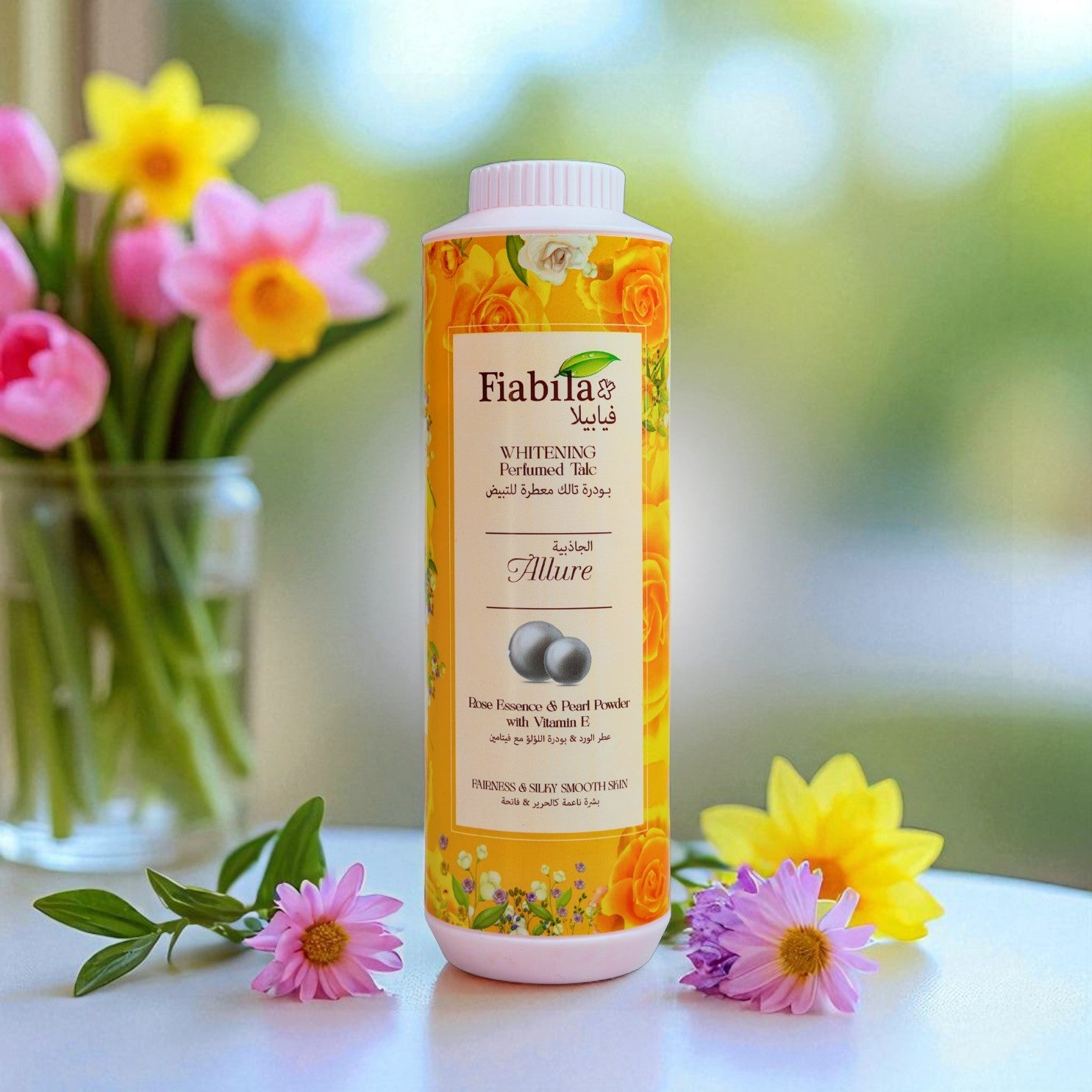 Fiabila Whitening Perfumed Talc – Allure