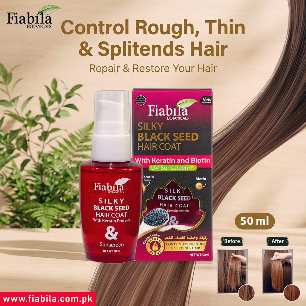 Fiabila Silky Black Seed Hair Coat
