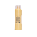 Yellow bottle with a white cap on a white background