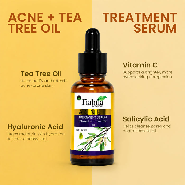  Acne + Tea Tree Oil Treatment Serum