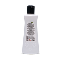 A white plastic bottle of Fabrin All Purpose Skin Care cleanser with a black cap, shown from the back to display the label details against a white background.