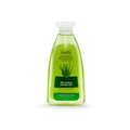 Green bottle of Fiabila Spa Feeling Shower Gel on a white background