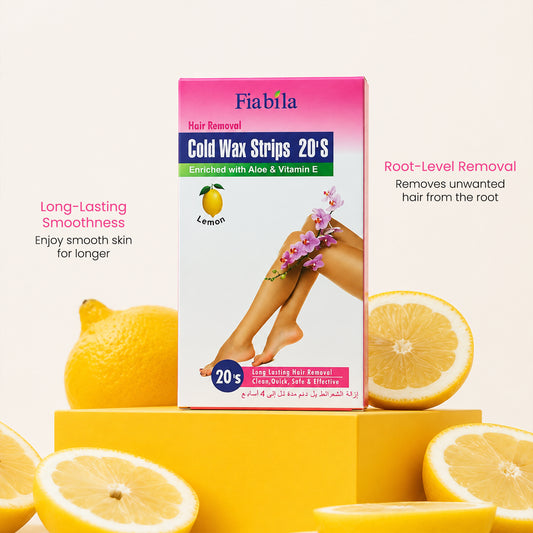 Lemon Cold Wax Strips