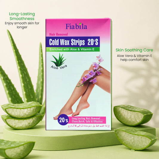 Aloe Vera Cold Wax Strips