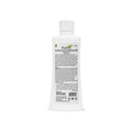 A white plastic bottle of Flabba Hand & Foot Cream with Goat Milk, showing the back of the bottle with product details, text, and a barcode on a plain white background.