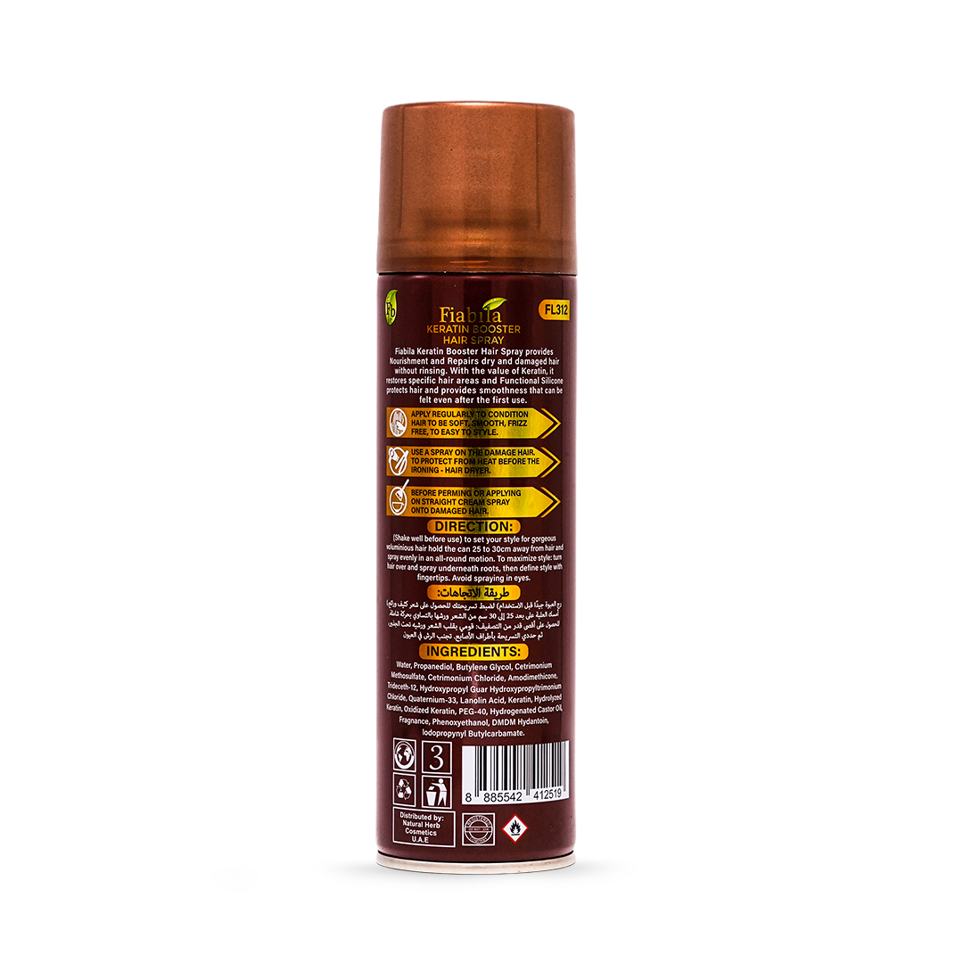back image of kerati booster  spray