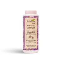 Fiabila Whitening Perfumed Talc bottle on a white background