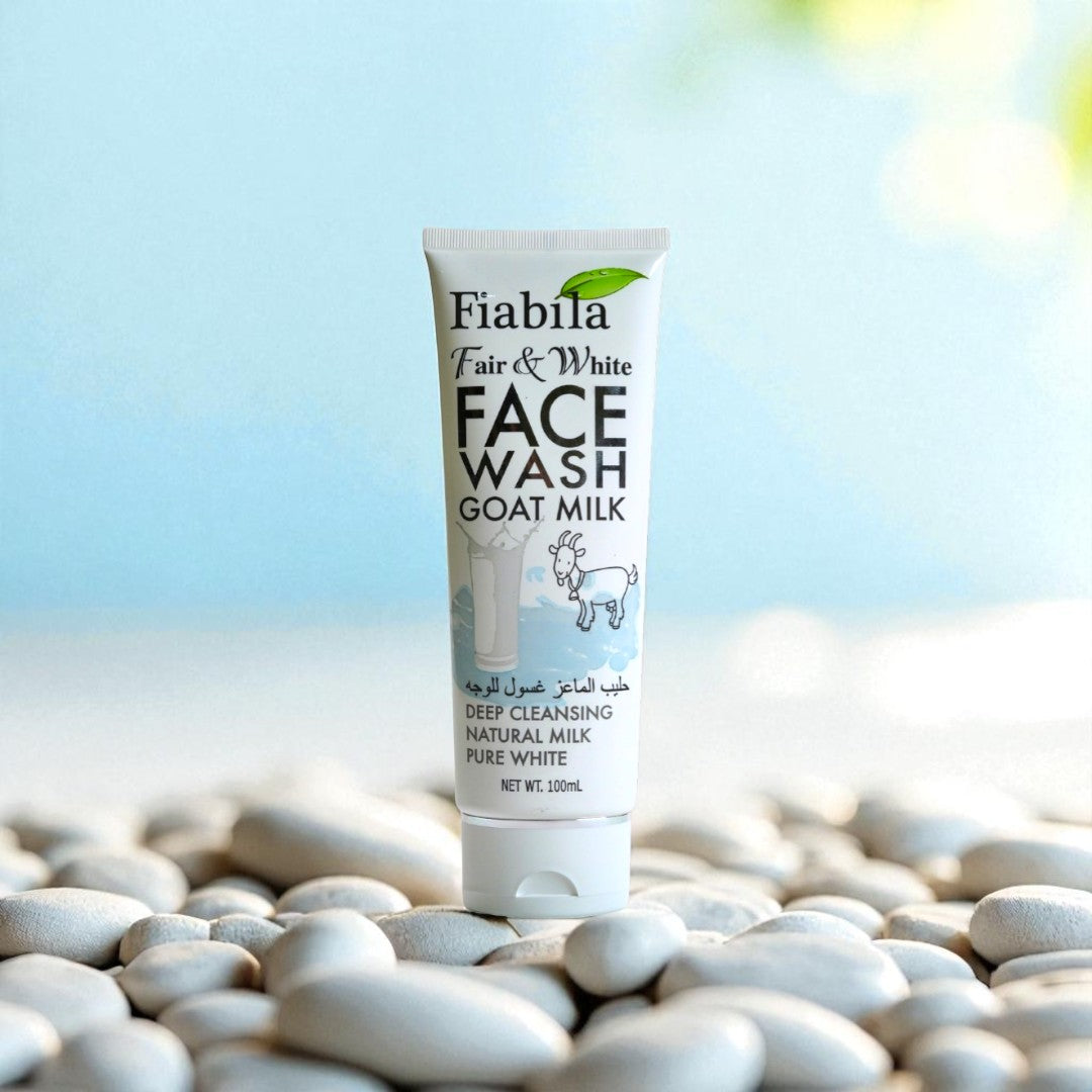 Fiabila Fair & White Goat Milk Face Wash – Deep Cleansing & Nourishment