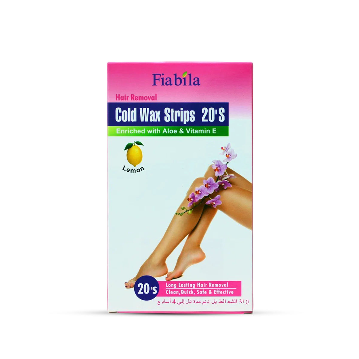 cold wax strips lemon