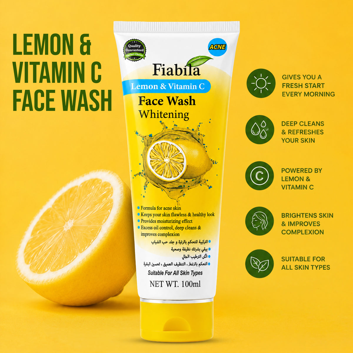 Lemon & Vitamin C Face Wash