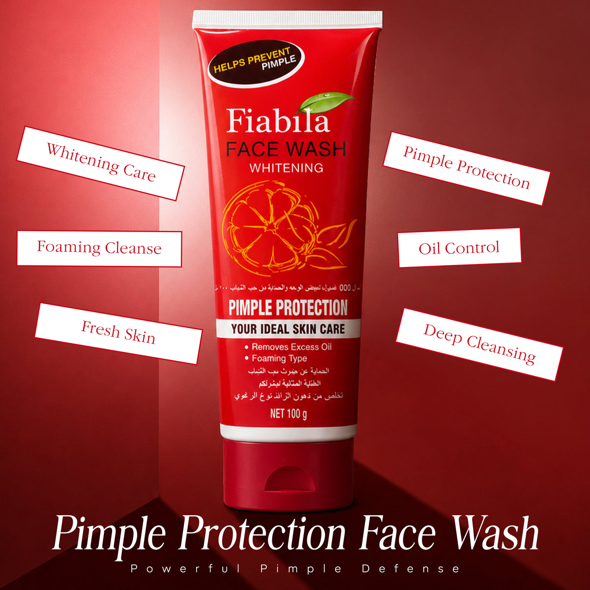 Whitening Face Wash – Pimple Protection